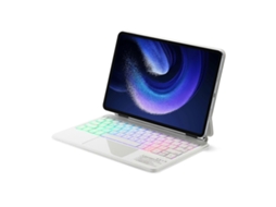 Capa De Couro Com Teclado Bluetooth Magnético M11p-b-m611 Para Tablet Xiaomi Pad 6 / Pad Pro