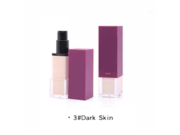 Base De Maquillaje Líquido Impermeable 42ml 3 Cor De Pele Profunda Protetor Solar Anti-rugas