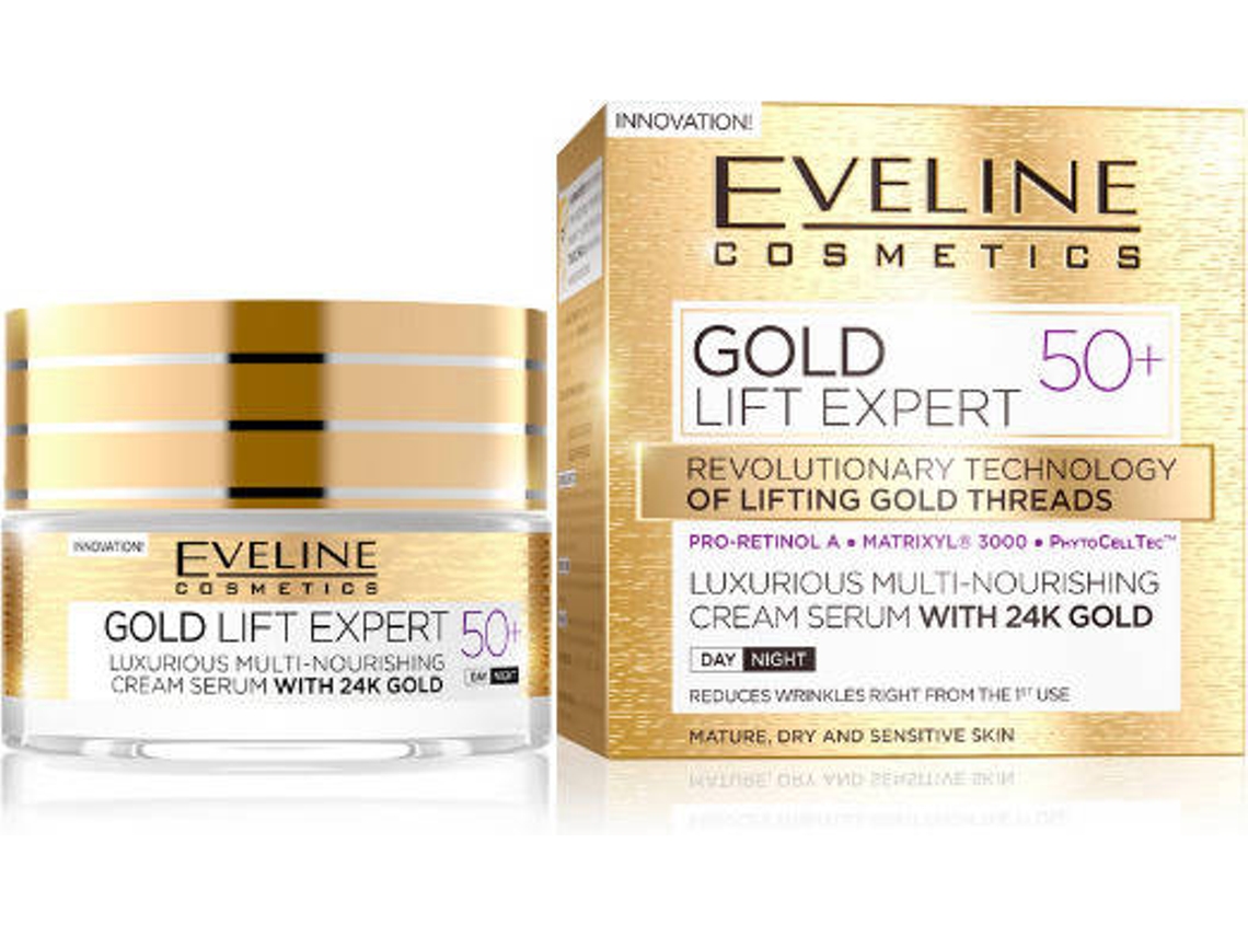 Creme de Rosto EVELINE COSMETICS Gold Lift Expert 50+ (50 ml)