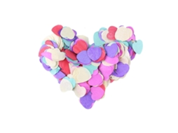 1200pcs Confete Colorido para Arremesso em Casamentos e Festas (1)