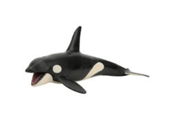 Mali modelo de Orca Simulação Brinquedo Educativo Decoração Mesa para Crianças Acima de 3 Anos