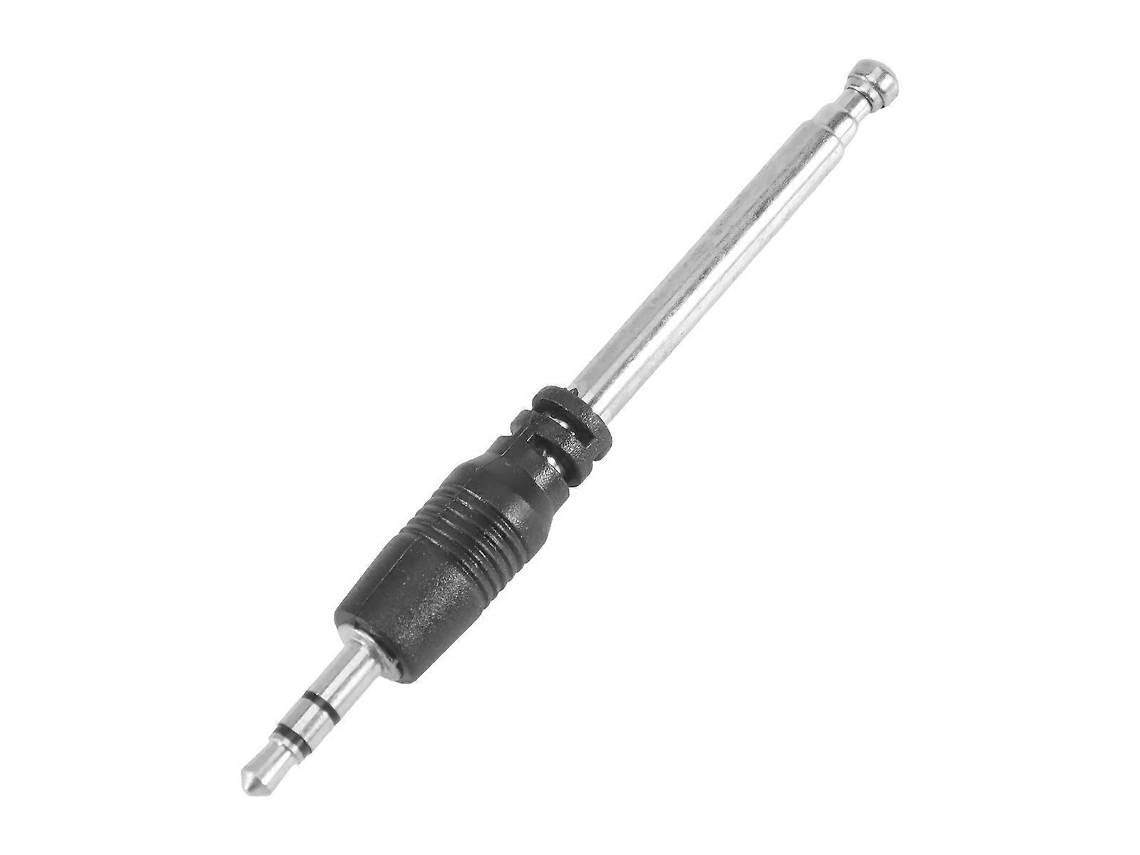 Antena de rádio FM telescópica de 3,5 mm e 4 seções Slowmoose para celular, MP3, MP4, equipamento de áudio