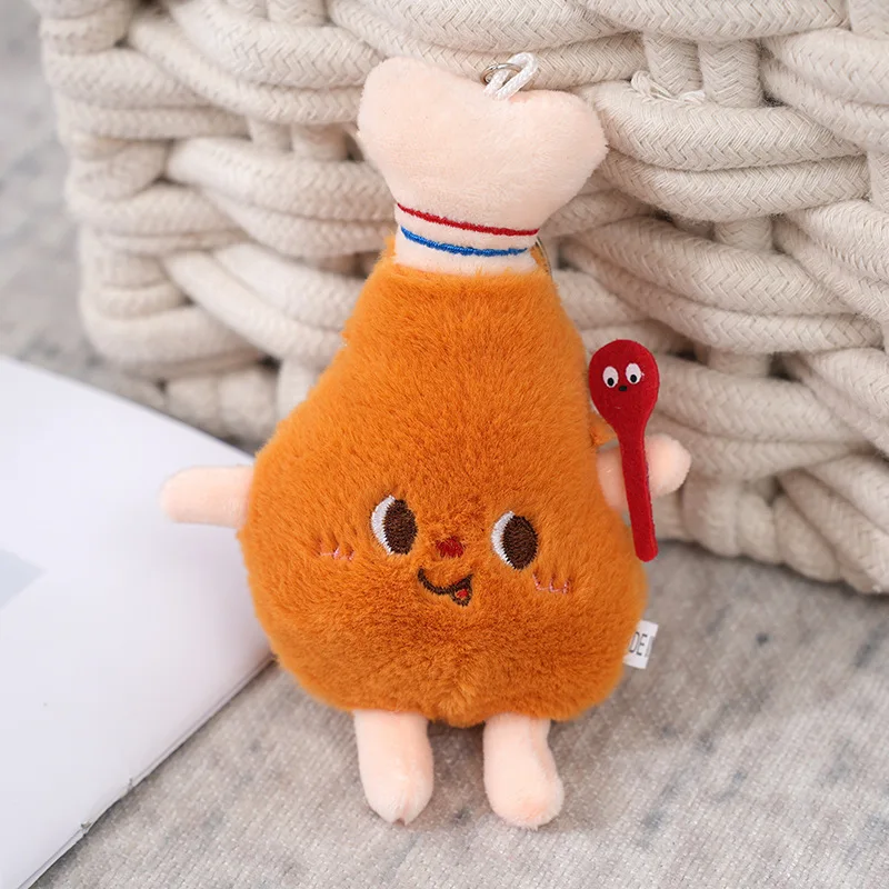 (estilo 3) Novo Chaveiro De Pelúcia Gourmet Estilo Ocidental, Pingente Fofo Para Decoração De Mochila.