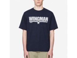 Rockinstone Top Gun Movie Wingman Navy Adult T-shirt Size:m