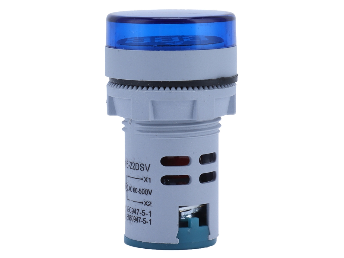 Indicador de Sinal de Tensão Digital Redondo 60 500v Ac