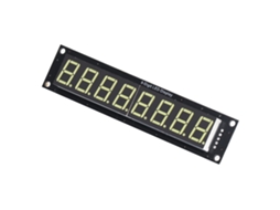 Laxiscreed Display Led De 8 Dígitos Com Segmentos Digitais E Controlo Por 74hc595
