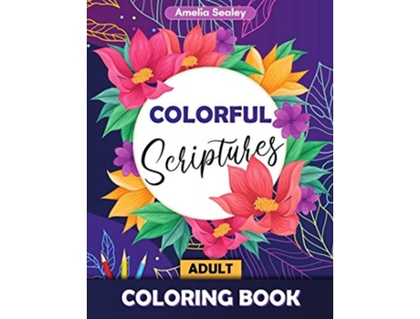 Livro Bible Verse Adult Coloring Book Psalm Coloring Book For Adults De Amelia Sealey (inglês)