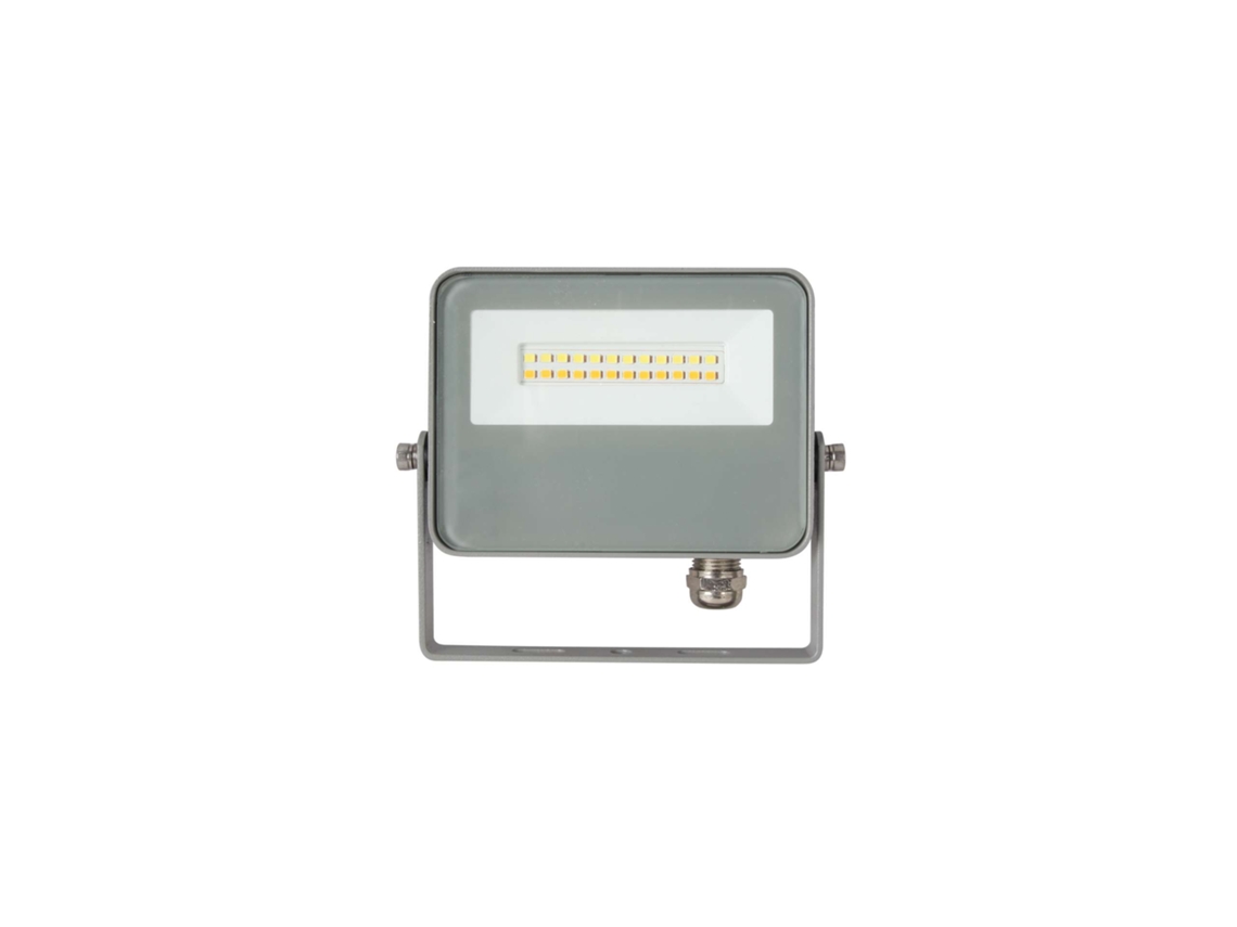 Refletor Led Sky 10w Exterior Beneito &amp; Faure, Cor Ajustável 3000k/4000k/5000k, Ângulo 115 Graus, Acabamento Prateado Fosco, Alta Qualidade.