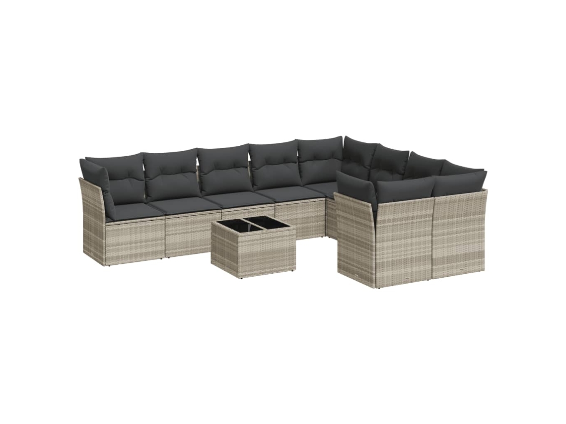 Garden Sofa Set, Garden Sofa Sets Vidaxl Cinzeto Rattan / Vime (n/a)