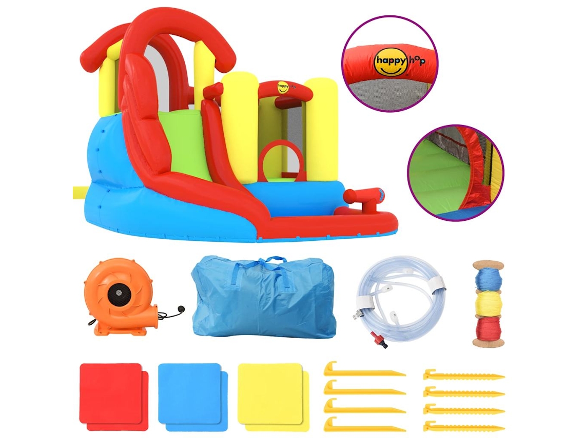 Bouncy Castle, Bouncy Castles Happy Hop Multicolor Tecido