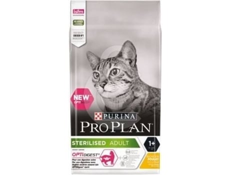Ração para Gatos  Pro Plan (3Kg - Seca - Castrados - Sabor: Frango)