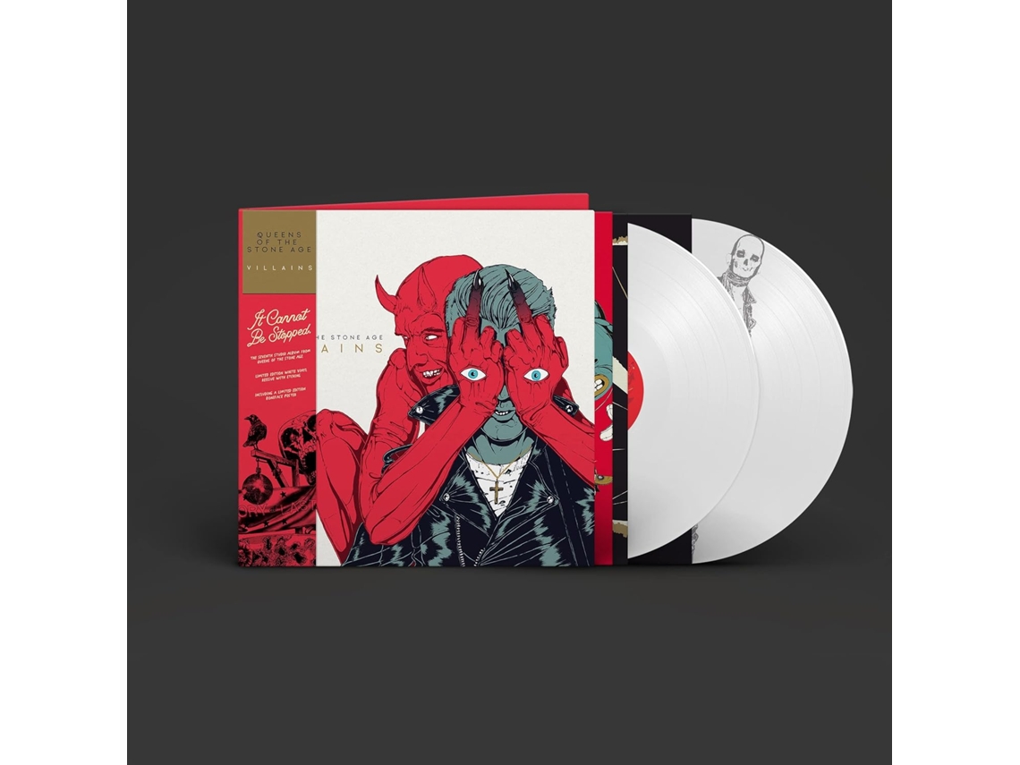Queens Of The Stone Age Villains 2lp Vinil Branco Edição Limitada Matador
