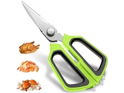 Lurelia Tesoura Cozinha 1 Unidade Aço Inoxidável Capa Protetora 229 Mm Preto Multiuso
