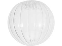 Vidro Borossilicato Transparente Listrado de 120 Mm para Lâmpada G9, Esfera Decorativa, Compatível com Luminárias. SFUSHOS