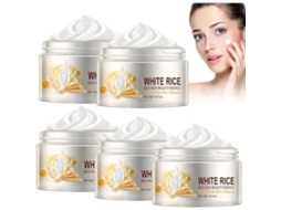 Peças Creme Clareador Para O Rosto Com Arroz Branco, Creme Firmador Anti-idade, Creme Firmador Clareador.