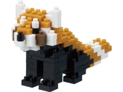 Construção NANOBLOCK Panda Vermelho (Idade Mínima: 12 - 126 Peças)