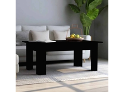 Vidaxl Mesa De Centro 100x60x42 Cm Derivados De Madeira Preto