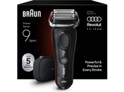 Máquina de Barbear BRAUN Series9 9110s (Bateria - 60 min - Preto)