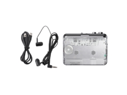 Player De Fita Cassete Com Usb Converte Fitas Para Mp3 Música Retro Transferência Para Pc/ipod