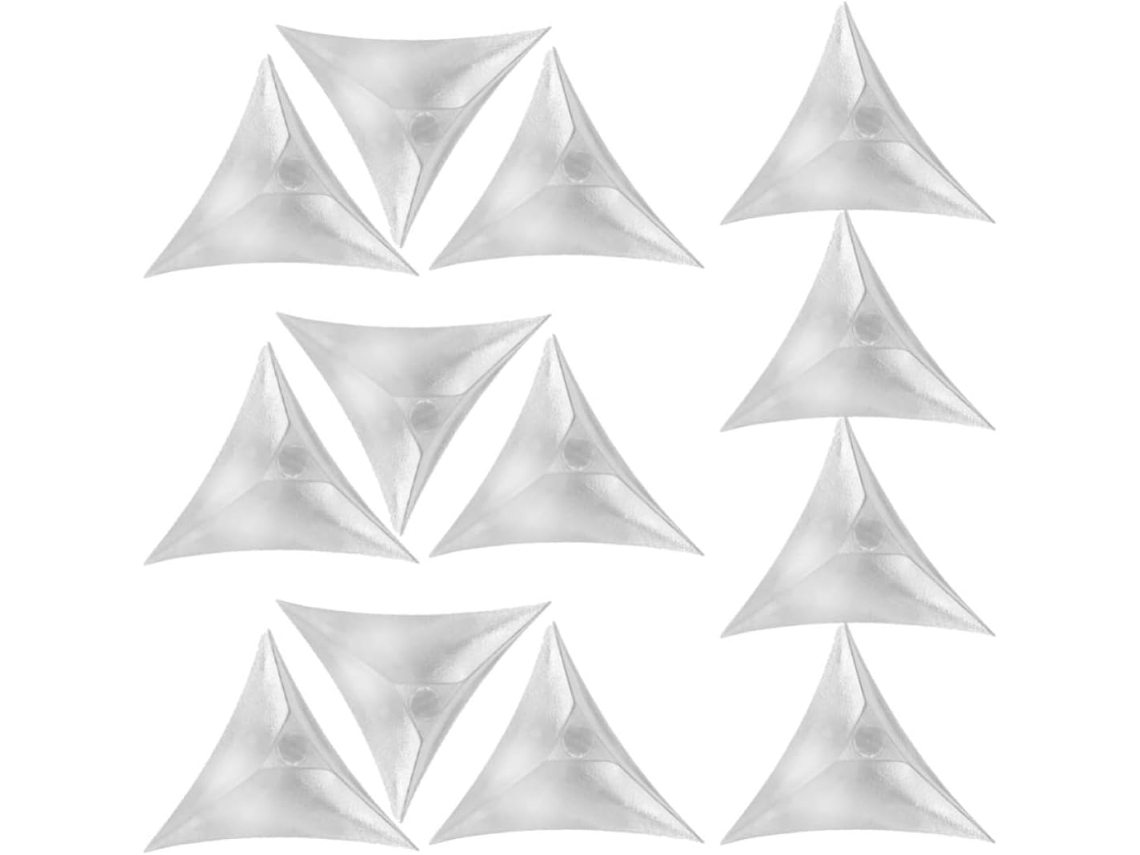 Mipcase Conjunto De 600-protetores Canto Triangulares Transparentes Para Gavetas Armários E Guarda Roupas, Resistentes A