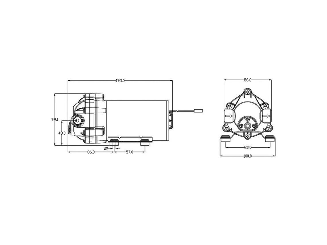 Bomba de óleo do motor 6BD1 (transferência manual de combustível, para escavadeira)