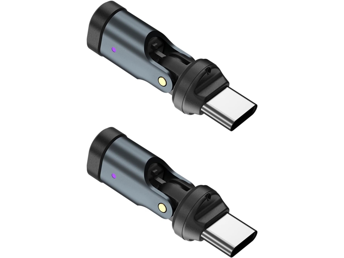 Adaptador Usb-c Giratório De 540° Com Carregamento Rápido Pd240w,
