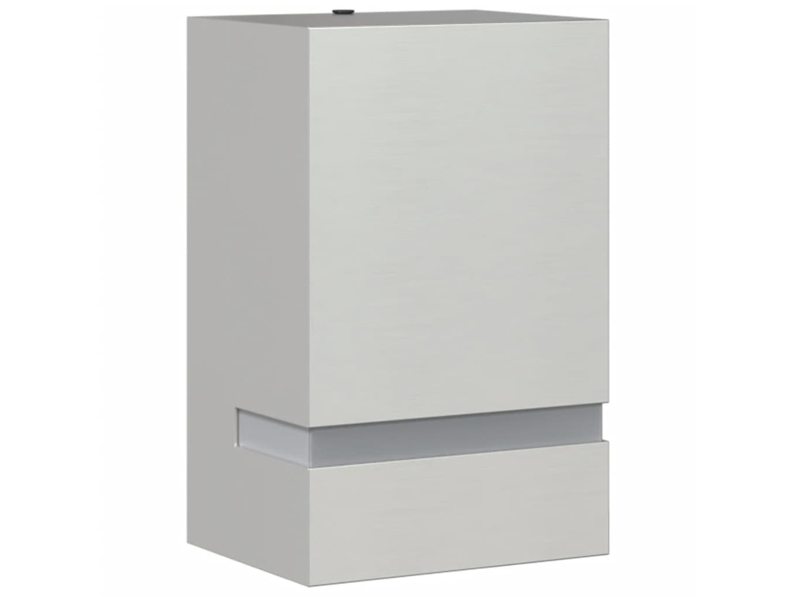 Outdoor Wall Light, Outdoor Wall Lights Vidaxl Prateado Aço Inoxidável (9.5 X 7.5 X 15 Cm)