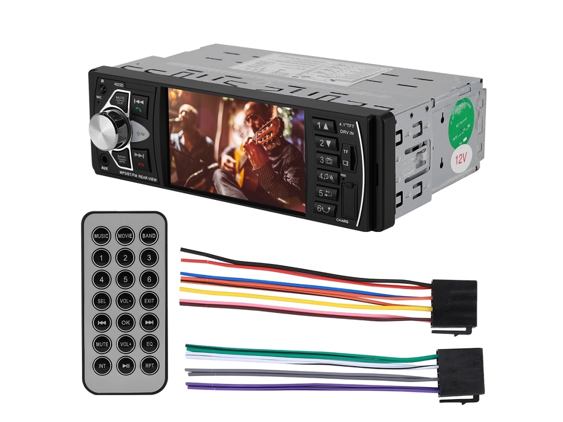 Rádio Automotivo Com Bluetooth E Câmera De Ré.