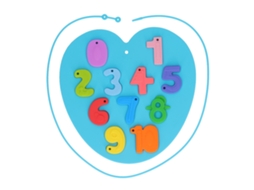 Primerox brinquedo Tabuleiro de Números Silicone Educativo para Crianças Pré escolares