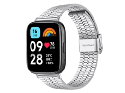 Pulseira De Relógio De Aço Inoxidável Com Fivela De Sete Contas Xdfind