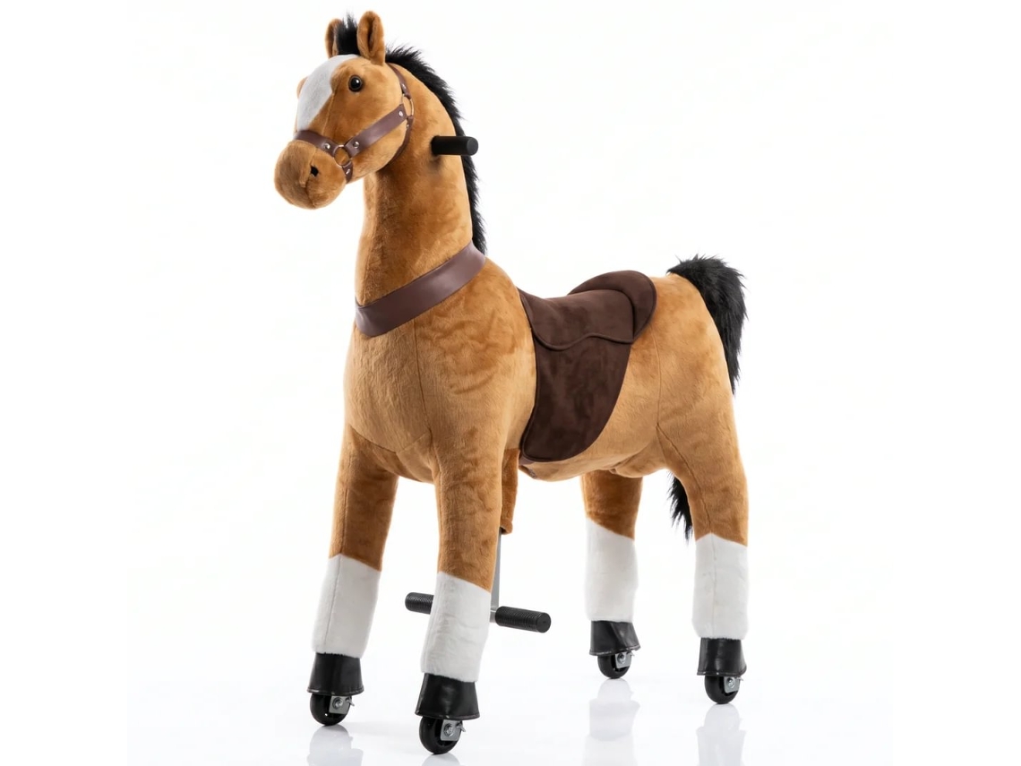 Cavalo Mecânico Para Crianças (grande) - 5 A 9 Anos - Castanho
