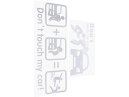 Adesivos decorativos refletivos, adesivo resistente para carros, conjunto de 2