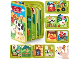 Livro Montessori 1 Ano Livro De Atividades 20 Em 1, Brinquedos Montessori Interativos Para Crianças De 1, 2 E 3 Anos Aquaforge