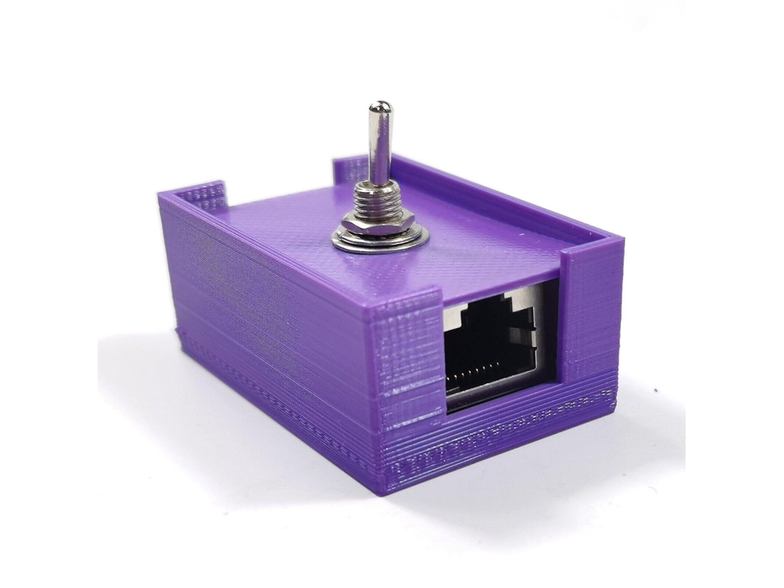 Cabo De Rede Rj45 Com Par Trançado E Switch Estojo Hao Aquaforge