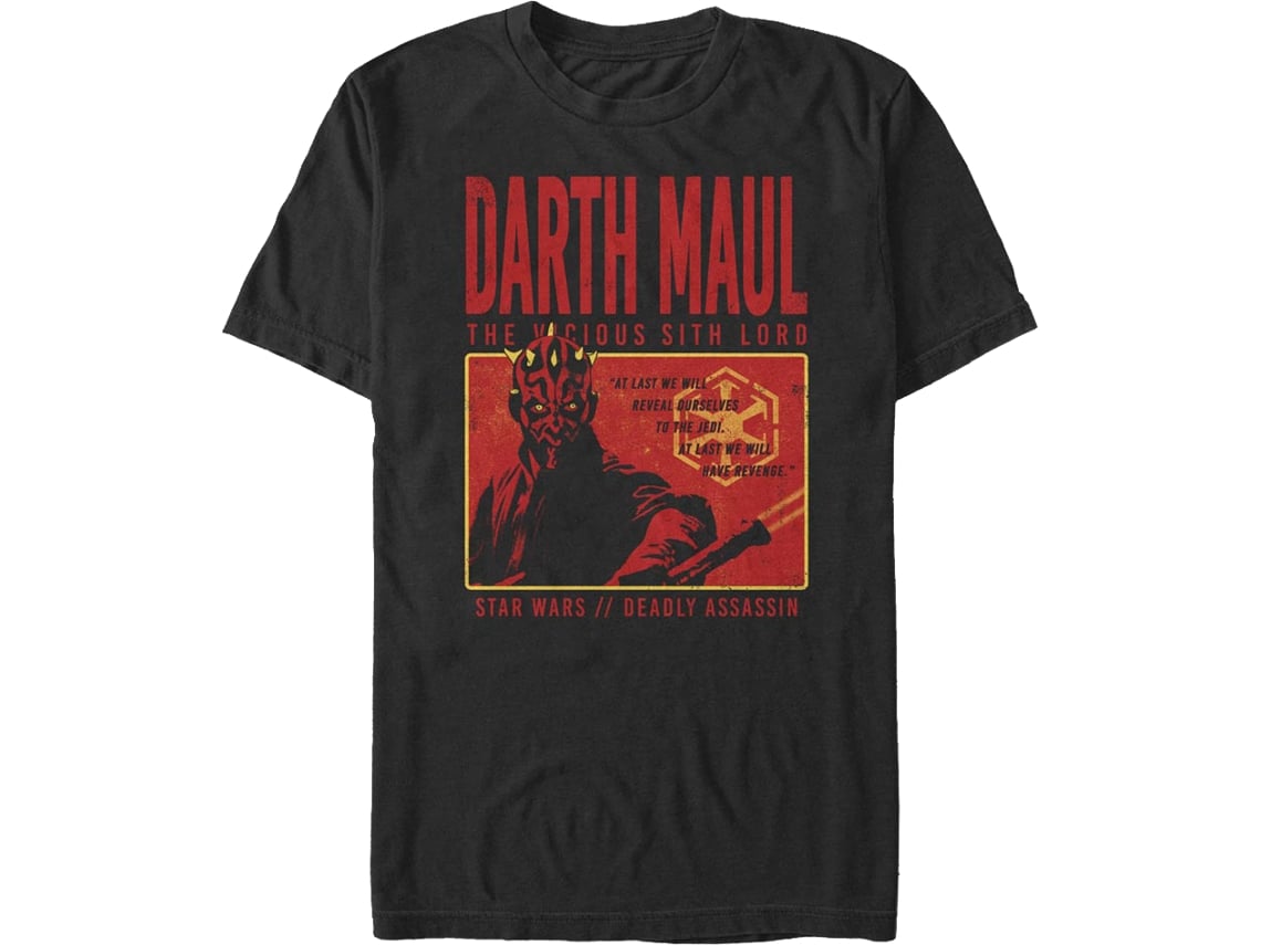 T-Shirt Unissexo DEEPSTONE Vicious Sith Lord Darth Maul Star Wars