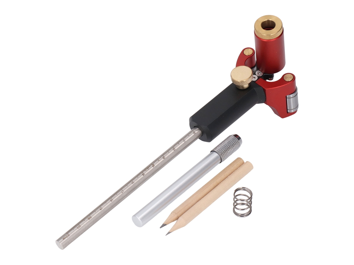 Ferramenta de Riscagem Multifuncional 0 120mm com Duplo Propósito Linear e Arco para Cerâmica, Ferro, Acrílico e Madeira