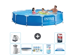 Intex Piscina Com Estrutura Redonda - 366x76 Cm - 8-peças S31738