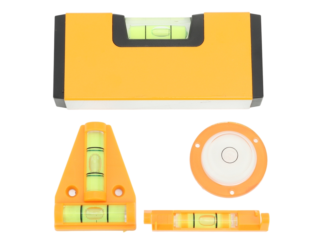 Kit De Nível De Bolha Com Ímã Mini T Square Para Caravana Camping Ferramenta De Medição