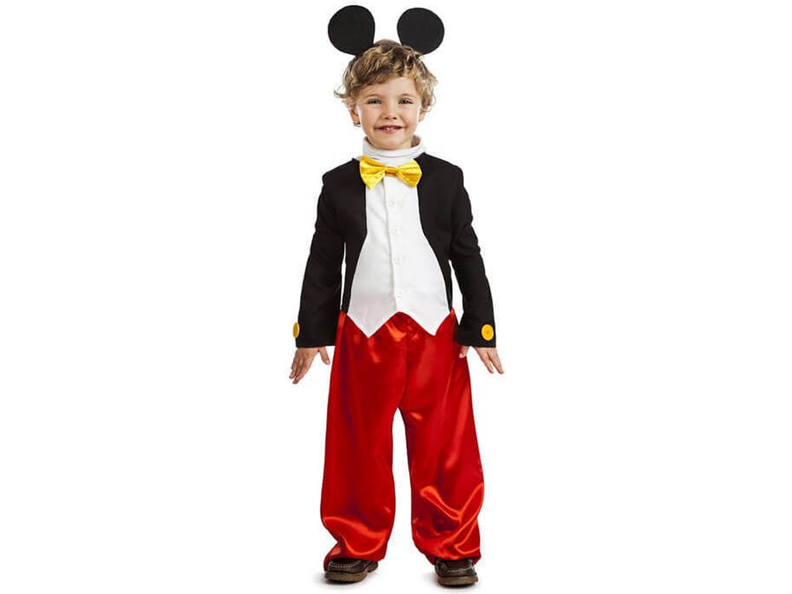 Fato de Menino DISFRAZZES Mickey (Tam: 3 a 4 anos)