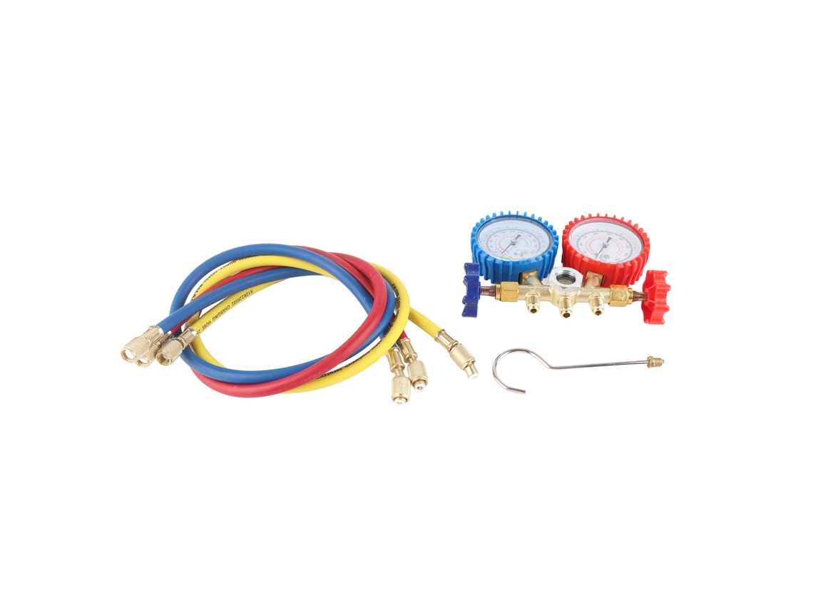 Conjunto De Medidores De Manifold Ac R134a Kit De Refrigeração Hvac
