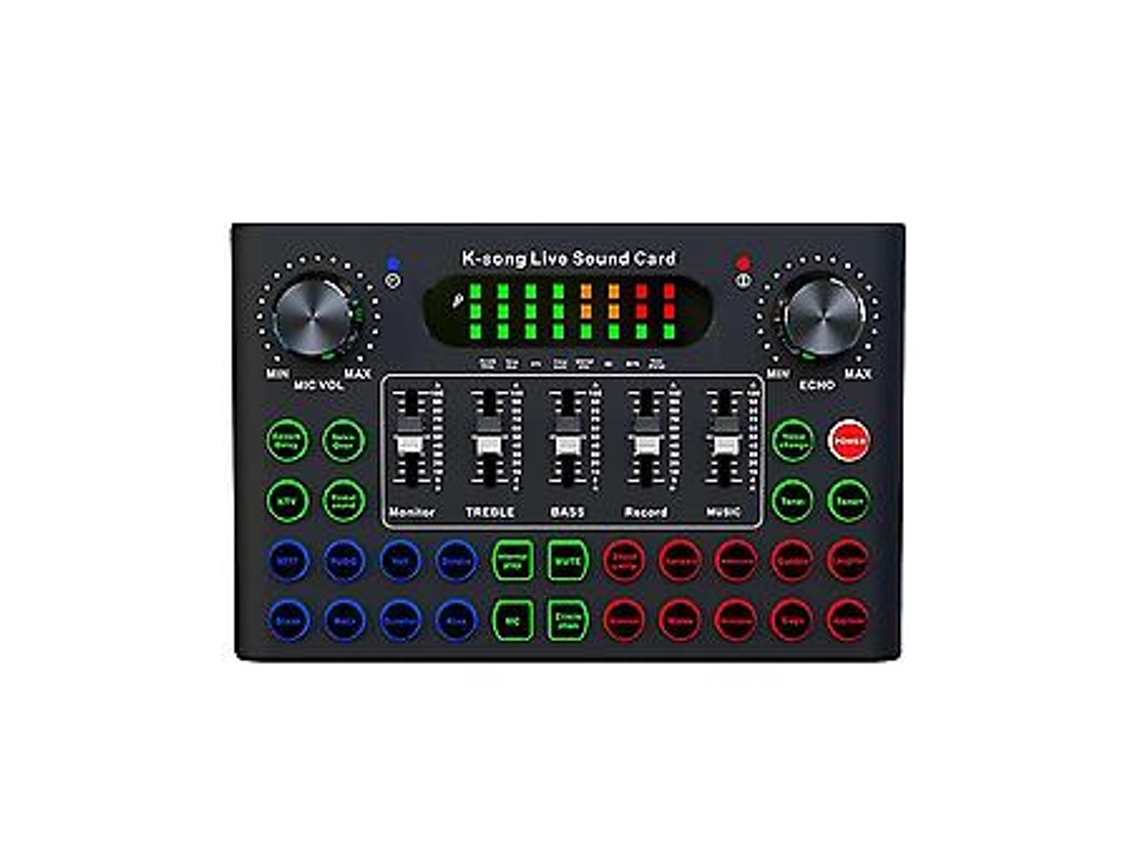 Mesa de Som para Vozes F007c Vers Convet Brillivera