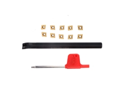 Laxiscreed Suporte Para Ferramenta De Torneamento Com Cabeça De Corte E Chave Para Cnc