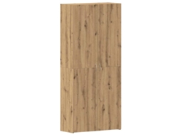 Sapateira com Prateleira Castanho MAISON EXCLUSIVE (80x35,5x180 cm)