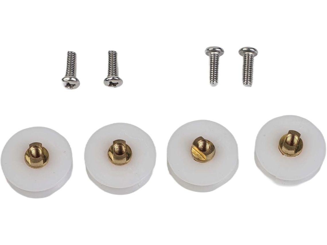Rodízios De Reposição Para Portas Box Chuveiro, Rodas Nylon Ranhuradas