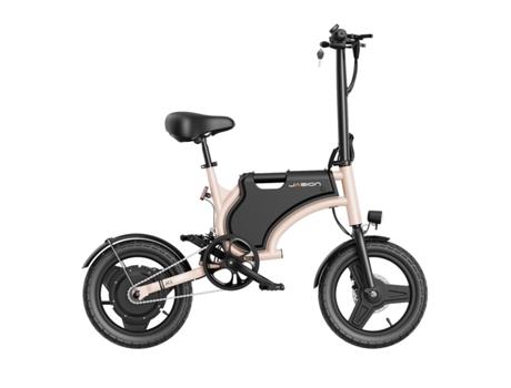 Bicicleta Elétrica Jasion Jc1 Motor 250w 36v5.2ah Pneus De 14 Polegadas Travões Mecânicos Rosa