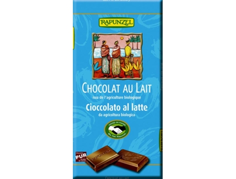 Bio Chocolate de Leite Inteiro com Cristallino 100G