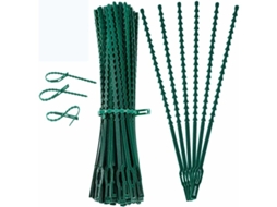 Lurelia Abraçadeiras Ajustáveis Para Plantas 100 Peças 170 Mm 17 Cm 0,7 Cm Ajustável Flexível