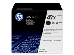 Pack 2 Toners HP 42X Preto (Q5942XD)
