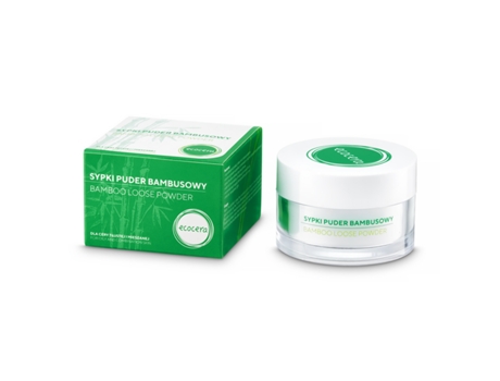 Ultra Fine Bamboo Loose Setting Powder, 8g Natural Matte Finish For Flawless Skin Ecocera