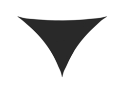 Sun Sail, Sun Sails Vidaxl Preto Tecido (3 X 3 X 4.24 M)